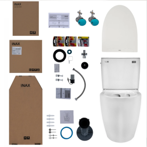Bồn cầu 2 khối INAX ACT-602VN xả cảm ứng không chạm Aqua Ceramic (ACT602VN) - ảnh 3