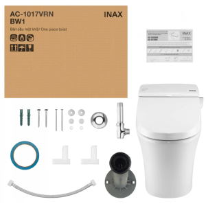 Bồn cầu INAX AC-1017VRN (AC1017VRN) 1 khối Aqua Ceramic - ảnh 2