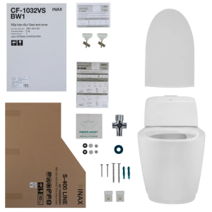 Bồn cầu INAX AC-1032VN (AC1032VN) 1 khối Aqua Ceramic - ảnh 3