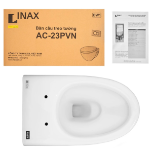 Bồn cầu INAX AC-23PVN (AC23PVN) treo tường Aqua Ceramic - ảnh 3