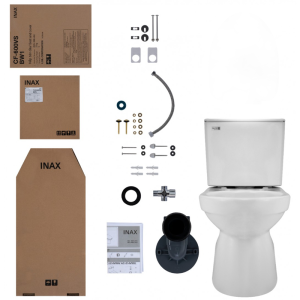Bồn cầu INAX AC-514VAN (AC514VAN) 2 khối Aqua Ceramic nắp êm - ảnh 3