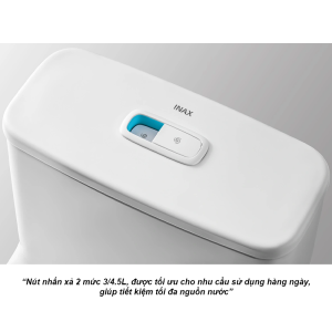 Bồn cầu INAX AC-989VN (AC989VN) 1 khối Aqua Ceramic - ảnh 5