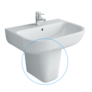 Chân Chậu Lavabo Ngắn INAX L-298VC Gắn Tường Cao Cấp