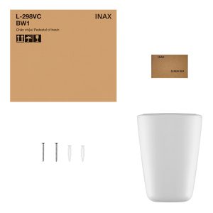 Chân Chậu Lavabo Ngắn INAX L-298VC Gắn Tường Cao Cấp - ảnh 3