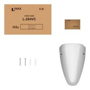 Chân Chậu Ngắn Lavabo INAX L-284VC Gắn Tường Trắng - ảnh 2