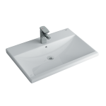 Chậu Rửa Lavabo Inax AL-2397V Dương Vành Men Aqua Ceramic