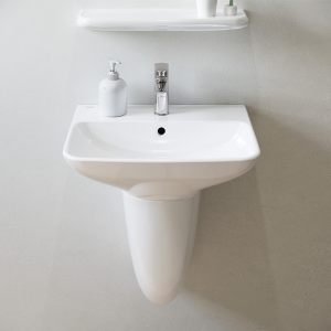 Chậu Rửa Lavabo Inax AL-289V Treo Tường Kèm Chân Chậu L-288VC - ảnh 4
