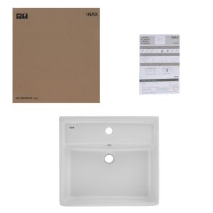 Chậu Rửa Lavabo Inax AL-293V Đặt Bàn Men Aqua Ceramic - ảnh 3