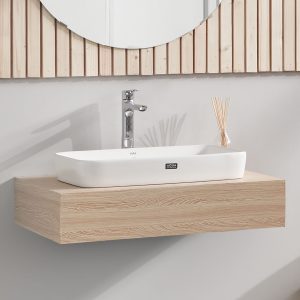 Chậu Rửa Lavabo Inax AL-642V Đặt Bàn Men Aqua Ceramic - ảnh 2