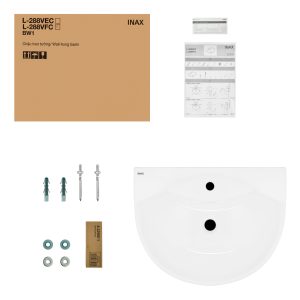 Chậu Rửa Lavabo Inax L-288V Treo Tường KT 570x452 mm - ảnh 2