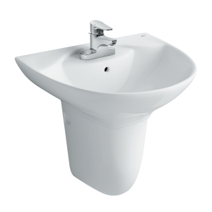 Chậu rửa lavabo treo tường kèm chân ngắn L-288V/L-288VC INAX 570x452 mm