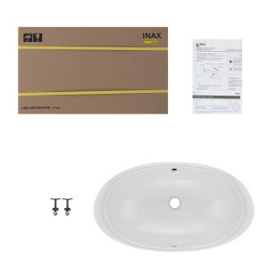 Chậu Rửa Mặt Lavabo Inax AL-465V Đặt Bàn Men Aqua Ceramic - ảnh 2