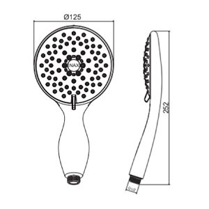 Tay sen INAX BF-SC3 (3C) 5 chế độ Massage (BFSC3) - ảnh 2