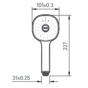 Tay sen INAX BF-SC7 tăng áp cao cấp (BFSC7) - ảnh 2