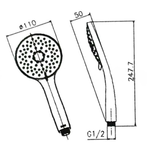 Tay sen INAX BF-SC9 (-9C) 5 chế độ nước - ảnh 2