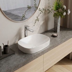 Vòi Chậu Lavabo Đặt Bàn Inax LFV-612SH Nóng Lạnh (LFV612SH) - ảnh 3