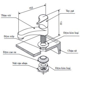 Vòi Chậu Rửa Lạnh Inax LFV-13B Lavabo - ảnh 3
