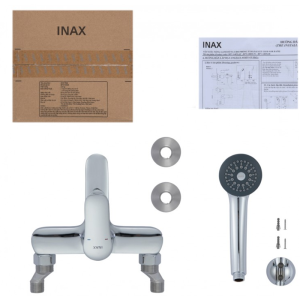 Vòi hoa sen INAX BFV-1403S-4C nóng lạnh tay mạ Crom - ảnh 3