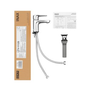 Vòi Lavabo Inax LFV-1112S Nóng Lạnh Cao Cấp - ảnh 2