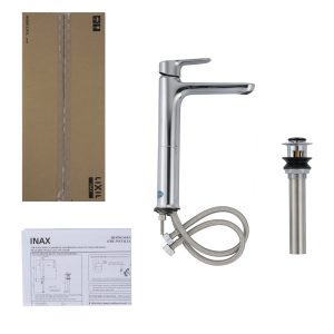 Vòi Lavabo Inax LFV-1402SH Nóng Lạnh Thân Cao Kèm Trụ Xả Nhấn - ảnh 2