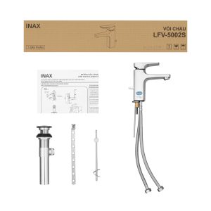 Vòi Lavabo Inax LFV-5002S Nóng lạnh Ecohandle - ảnh 3