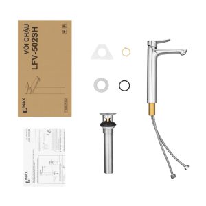 Vòi Lavabo Inax LFV-502SH Đặt Bàn Nóng Lạnh - ảnh 3