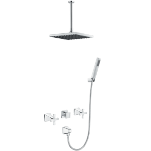 Vòi sen tắm âm tường INAX BFV-81SEHC nóng lạnh bát sen trần